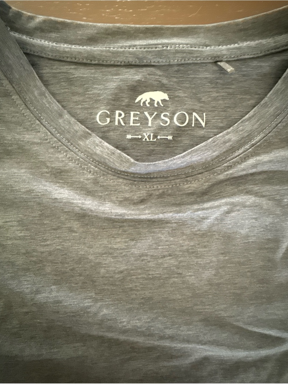 Greyson Shirt Mens XL Gray Long Sleeve Tee Golf Performance Golf Stretch Brrr - Picture 3 of 7